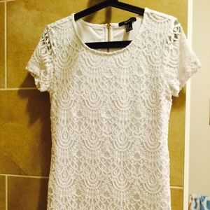 Winter Sale! Forever 21 knee length LACE dress/top